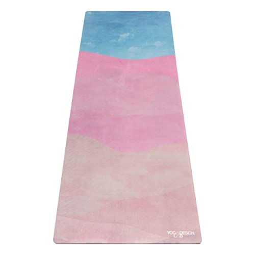 YOGA DESIGN LAB | Travel Yoga Mat | 2-in-1 Mat+Towel | Lightweight, Foldable, Eco Luxury | Ideal for...