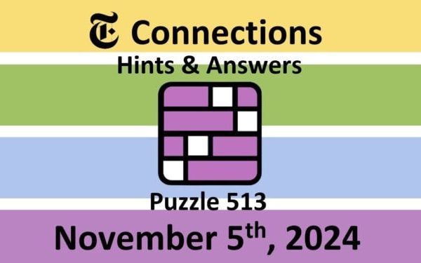 NYT Connections Tips: Suggestions and Solutions for November 5, 2025