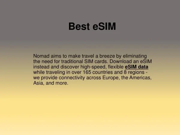 Receive a 30% Discount on a Nomad eSIM for Seamless Global Travel