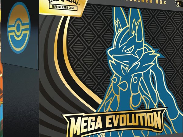 The Pokémon TCG: Mega Evolution Mega Lucario Elite Trainer Box Approaches Market Price on Amazon