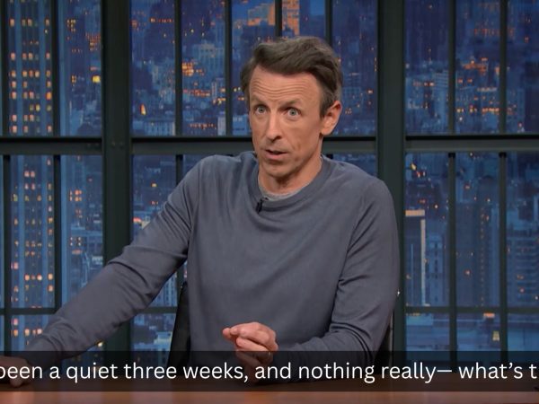 Seth Meyers’ Three-Week Summary: An Unruly, Frenzied Journey