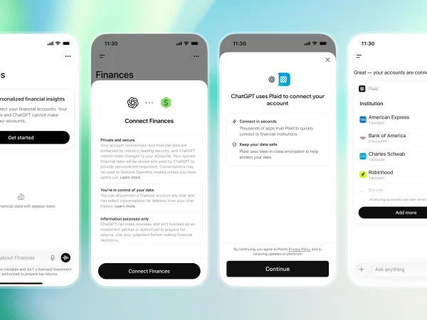 Power Users of ChatGPT Can Now Link Bank Accounts for Personal Finance Support